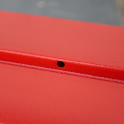 Teräksinen työkalulaatikko 3 tasoa 5 lokeroa 45 x 20 x 34,5 cm punainen