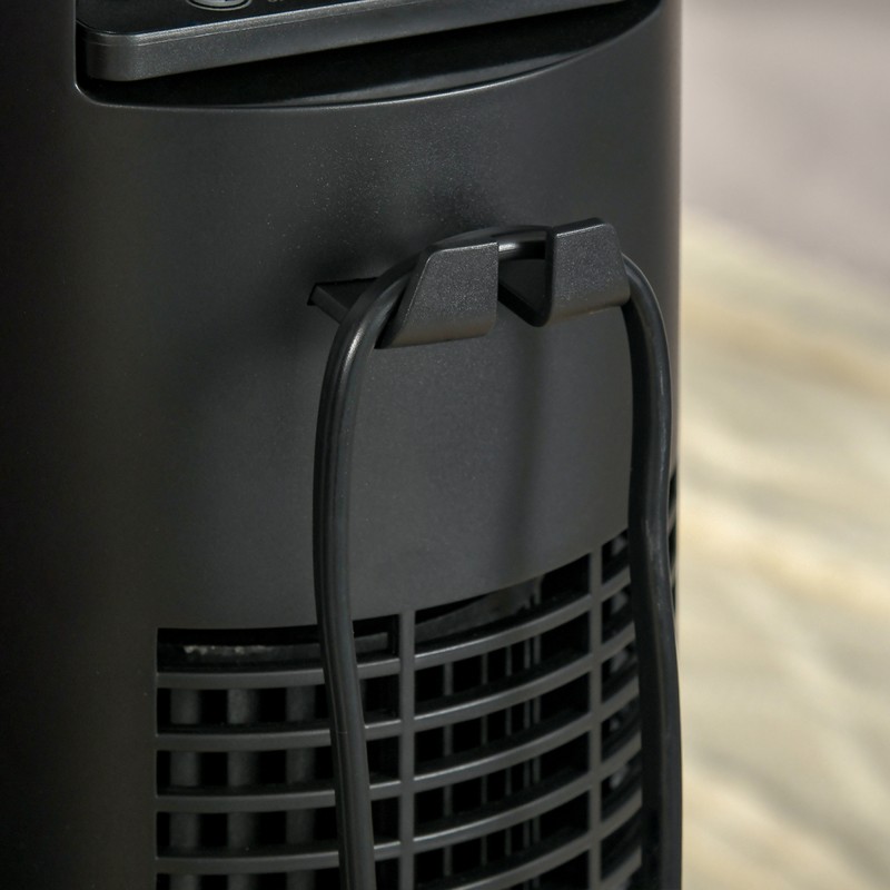 Tornituuletin kaukosäätimellä 117 cm, hiljainen, 70° oskillointi, 4 tilaa, 3 nopeutta, 12 h ajastin, musta