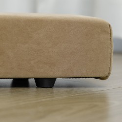 Taitettava tasapainopuomi voimisteluun, puu ja mokkapintainen päällinen, 210 x 10 x 6,5 cm, ruskea