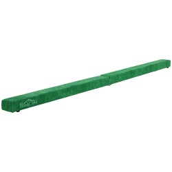 Taitettava voimistelupalkki kotitreeniin puurunko ja mokkapintainen verhoilu 210 x 10 x 6 5 cm sininen