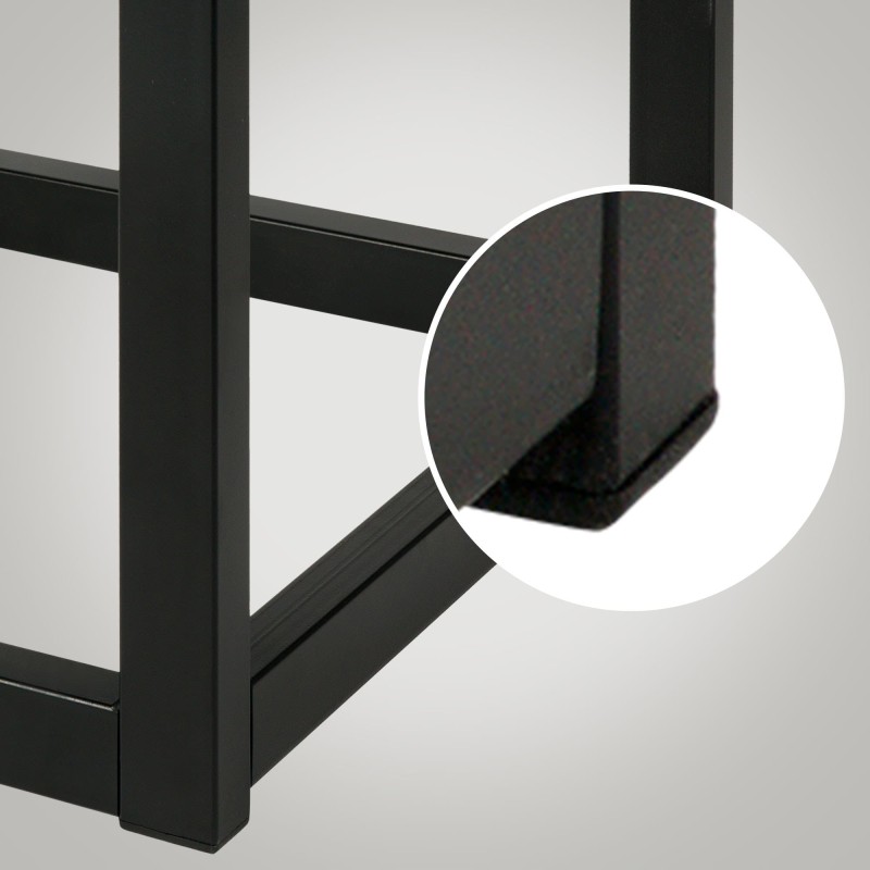 Ylellinen samettipenkki metallijalustalla eteiseen ja olohuoneeseen