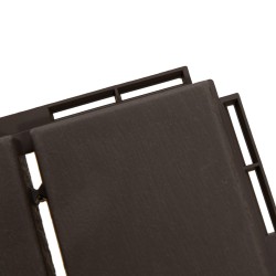Klikkilaatat terassille ja parvekkeelle PP-muovi 30 x 30 cm 9 kpl 0,81 m² ruskea