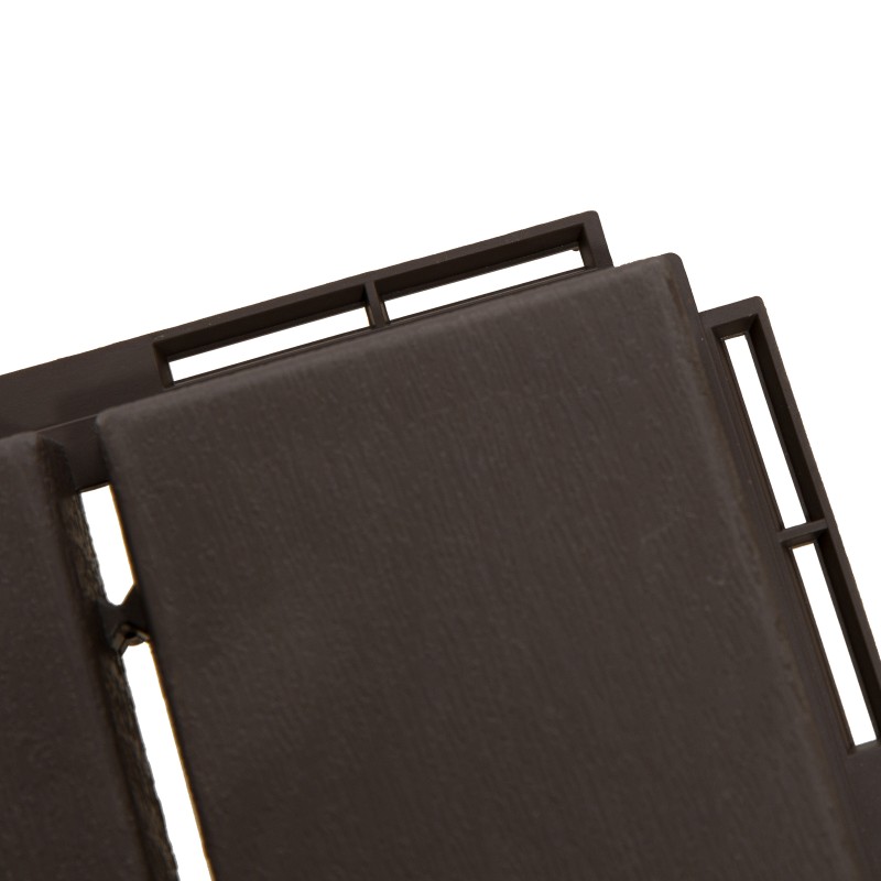 Klikkilaatat terassille ja parvekkeelle PP-muovi 30 x 30 cm 9 kpl 0,81 m² ruskea