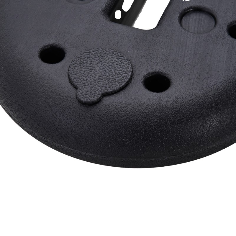 Paviljongin jalkapainot HDPE Ø25 x 6 cm 4 kpl musta, täytettävä jopa 5 kg per paino