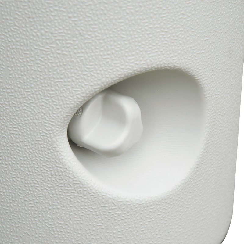 Paviljongin ja juhlateltan jalustapainot PE 25 cm, täytettävä, 4 kpl, valkoinen