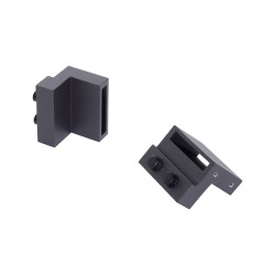 Liukuoven kiskosarja, hiiliteräs, 2 m, max 100 kg, ruskea