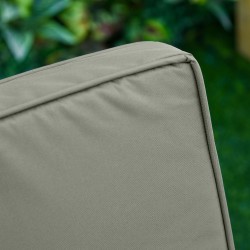 Istuin- ja selkätyynysetti tuoleihin, polyesteri, 56 x 52/46 x 7 cm, 2-osainen, tummanharmaa