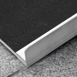 Pyörätuoliramppi ja rollaattoriramppi alumiinia, taittuva, 91 x 72 x 5 cm, 270 kg, musta