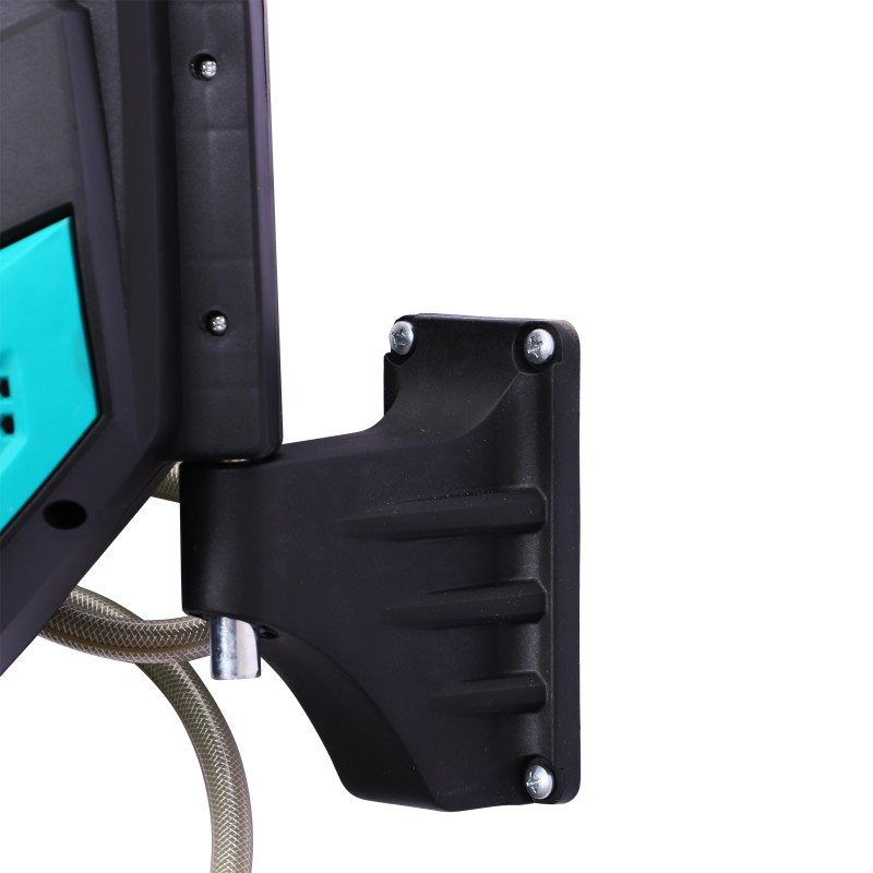 Seinään kiinnitettävä letkukela 15 m, 180° kääntyvä, muovi, monitoimisuihku, pakkasenkestävä, vihreä/musta