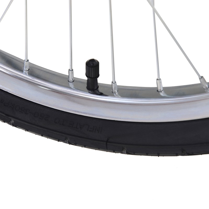 Polkupyörän tavaraperäkärry kokoontaitettava teräsrunko 140 x 88 x 60 cm 40 kg harmaa/musta