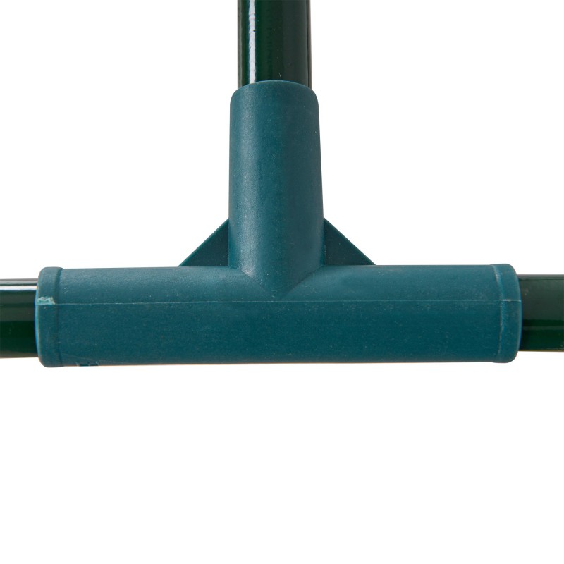 Kasvihuone ulkokäyttöön teräsrungolla ja muovikalvolla 200 x 100 x 80 cm vihreä