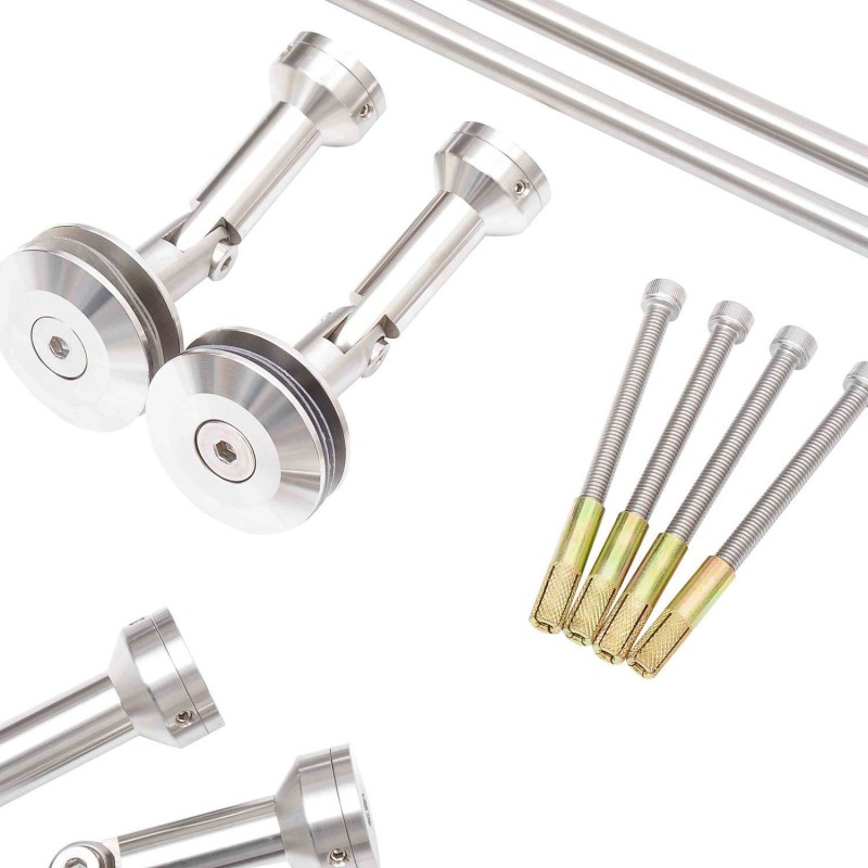 Lasikatos ulko-ovelle, karkaistu turvalasi, ruostumaton teräs, kirkas 150 x 90 cm