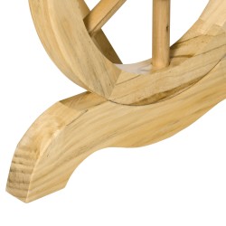 Puutarhapenkki ulkokäyttöön kuusi 98 x 50 x 39,5 cm luonnonvärinen selkänojaton