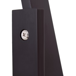 Lattiapeili koko vartalon peili MDF 47 x 46 x 148 cm kahvinruskea