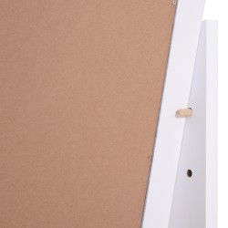 Täyskorkea lattiapeili MDF-runko 47 x 46 x 148 cm valkoinen