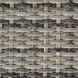 Polyrottinkinen puutarhan lepotuoli säädettävällä selkänojalla 207 x 70 x 70 cm harmaa