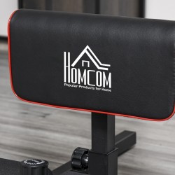 Sissy squat -treenilaite 3-in-1, teräs, säädettävä, enint. 120 kg, musta, 50 x 97 x 44,5–56,5 cm