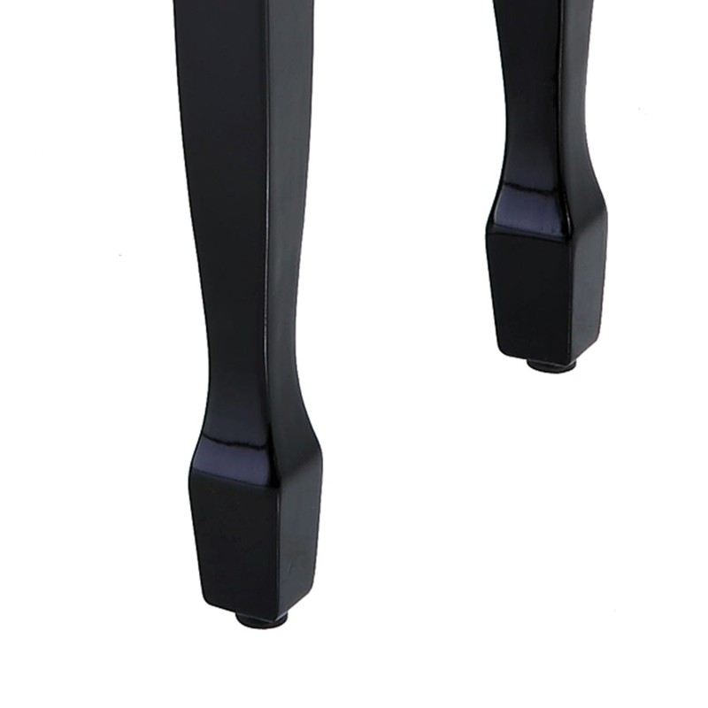 Säädettävä pianopenkki massiivipuuta ja keinonahkaa 64 x 35 x 45–55 cm musta