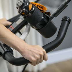 Kuntopyörä kotiin, magnettivastus, 8 kg vauhtipyörä, säädettävä, teräs, max 120 kg, valkoinen/musta