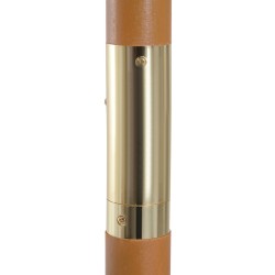 Aurinkovarjo puutarhaan bambu ja puu Ø300 cm sininen luonnonvärinen