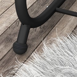 Puutarhakeinu 3-istuttava teräsrunko makuutasolla 200 x 120 x 164 cm ruskea