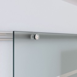 Lasiliukuovi osittain himmennetty karkaistu lasi 900 x 2050 mm