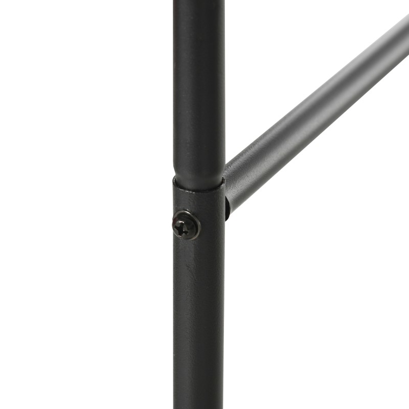 Metallinen köynnöskaari puutarhaan 140 x 40 x 240 cm, musta