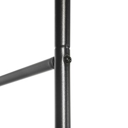 Metallinen köynnöskaari puutarhaan 140 x 40 x 240 cm, musta