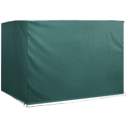 Puutarhakeinun suojapeite 3 hengen PE 215 x 155 x 150 cm vihreä