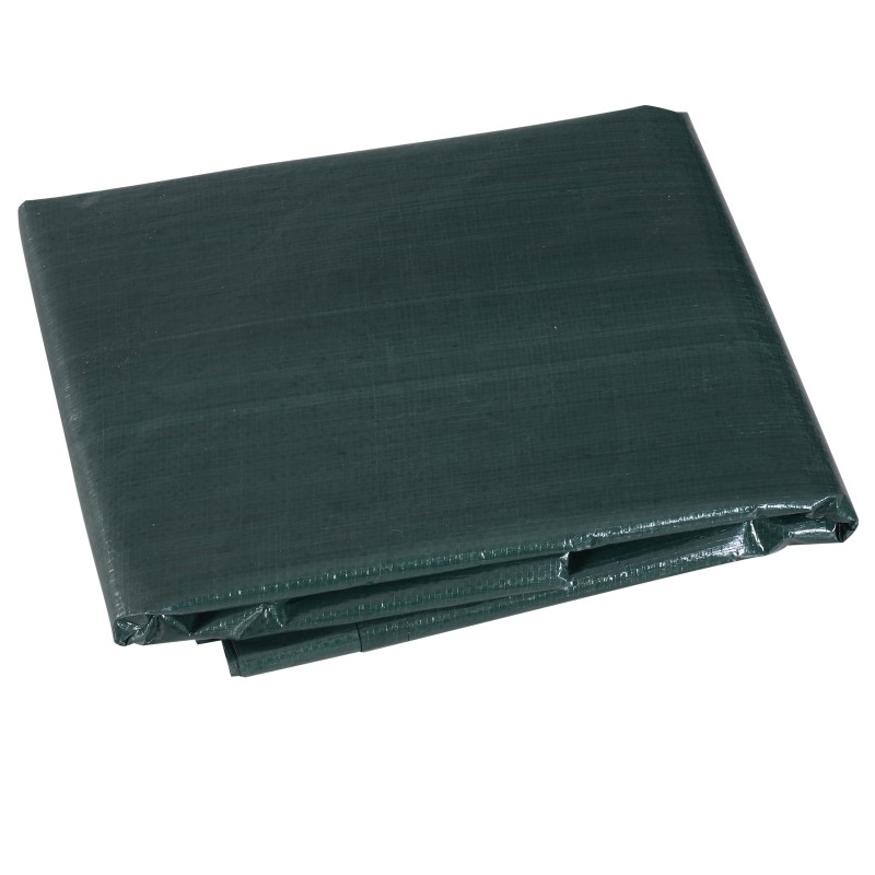 Puutarhakeinun suojapeite 3-hengen, PE, 215 x 155 x 150 cm, vihreä