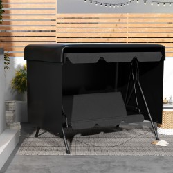 Puutarhakalusteiden suojapeite ulkokäyttöön PE 215 x 155 x 150 cm musta