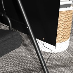 Puutarhakalusteiden suojapeite ulkokäyttöön PE 215 x 155 x 150 cm musta