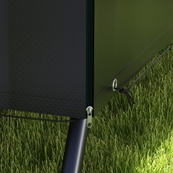 Puutarhakalusteiden suojapeite ulkokäyttöön PE 215 x 155 x 150 cm musta