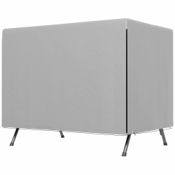 Suojapeite puutarhakalusteille PE 215 x 155 x 150 cm harmaa