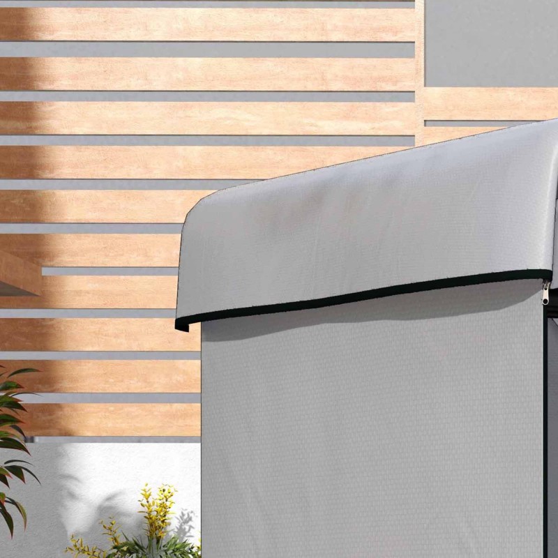 Suojapeite puutarhakalusteille PE 215 x 155 x 150 cm harmaa