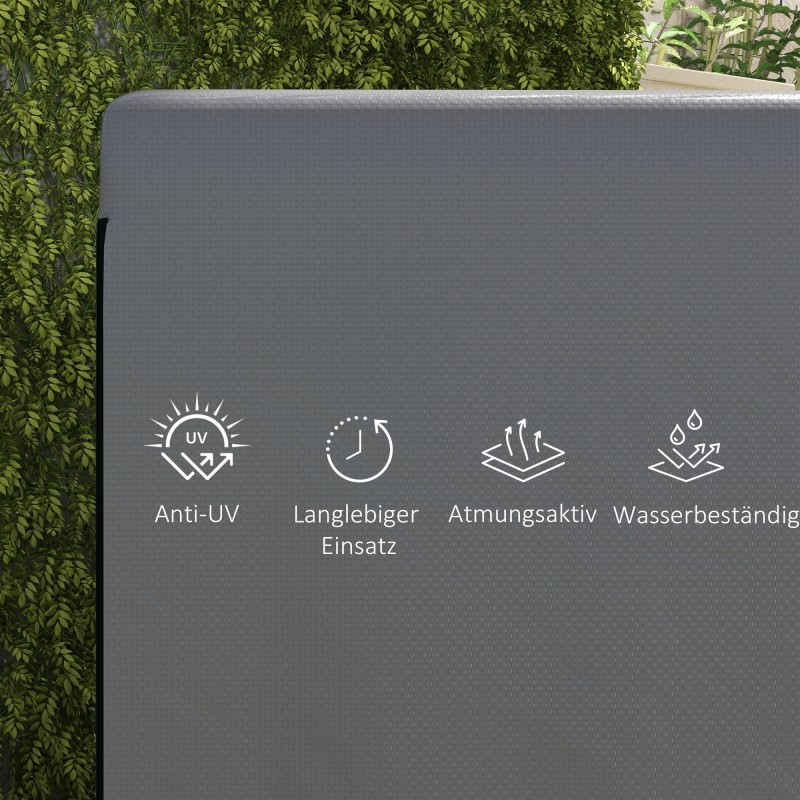 Puutarhakalusteiden suojapeite ulkokäyttöön PE 215 x 155 x 150 cm tummanharmaa