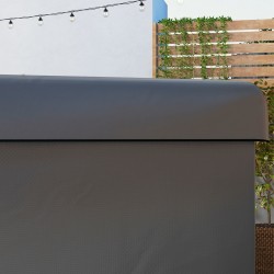 Puutarhakalusteiden suojapeite ulkokäyttöön PE 215 x 155 x 150 cm tummanharmaa