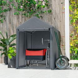 Polkupyörän tavarankuljetuskärry 40 kg, teräsrunko ja Oxford-laatikko, 20" renkaat, punainen/musta