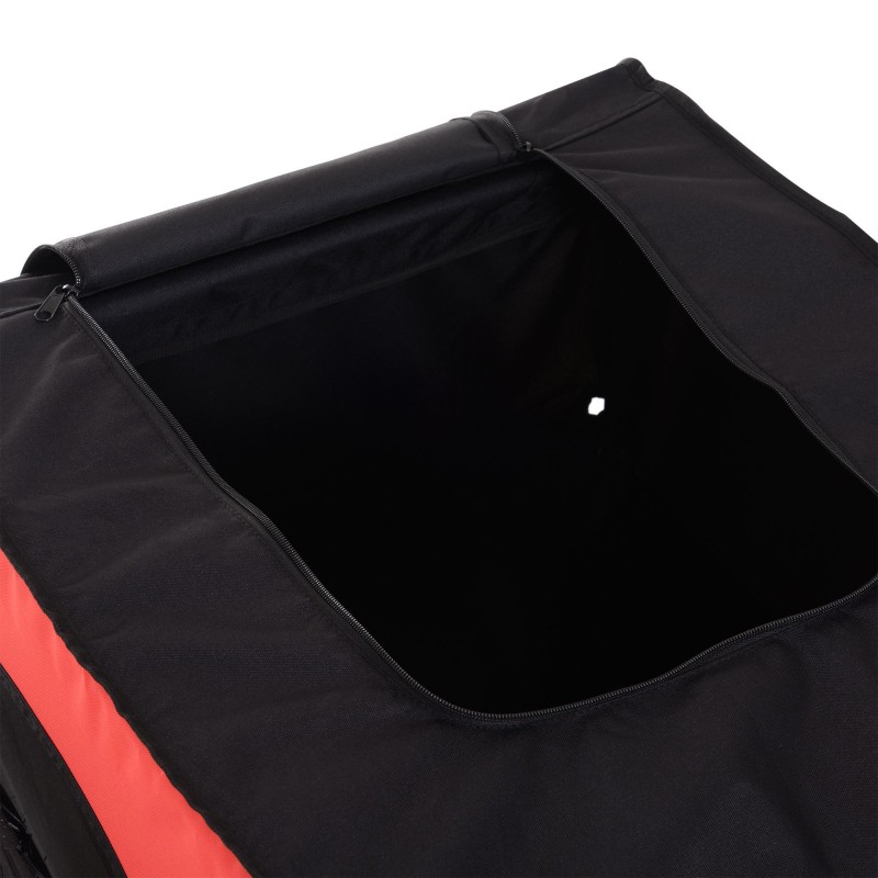 Polkupyörän tavarankuljetuskärry 40 kg, teräsrunko ja Oxford-laatikko, 20" renkaat, punainen/musta