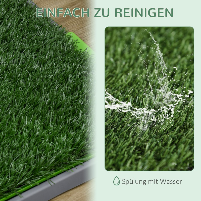 Koiran wc tekonurmella, muovia, 67 x 41 x 3,5 cm, vihreä, sisä- ja ulkokäyttöön