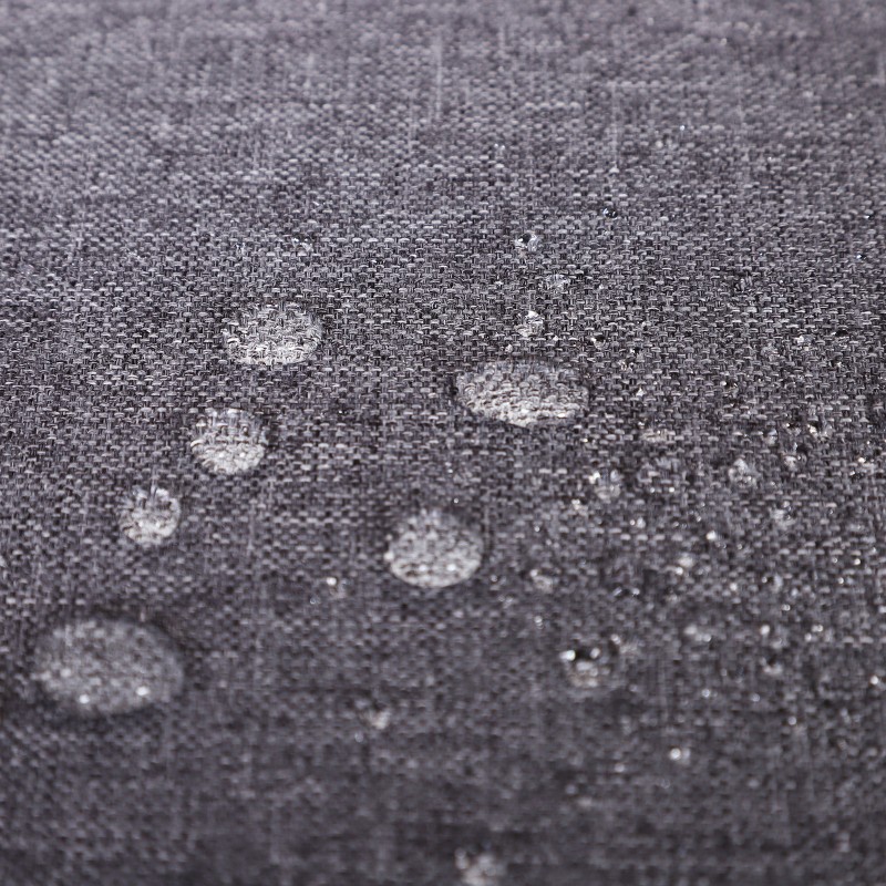 Puutarhan ulkokalustesetti 4 osaa, alumiini-polyesteri, harmaa, sohva+2 nojatuolia+pöytä säilytystilalla