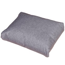 Puutarhan ulkokalustesetti 4 osaa, alumiini-polyesteri, harmaa, sohva+2 nojatuolia+pöytä säilytystilalla