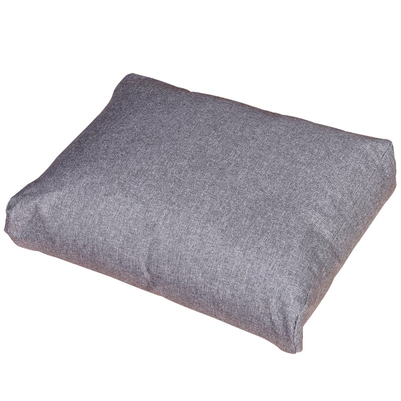 Puutarhan ulkokalustesetti 4 osaa, alumiini-polyesteri, harmaa, sohva+2 nojatuolia+pöytä säilytystilalla