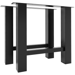 Harry-pöydänjalat monikäyttöiset tukevat teräksiset 75 cm korkeat