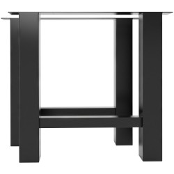 Harry-pöydänjalat monikäyttöiset tukevat teräksiset 75 cm korkeat