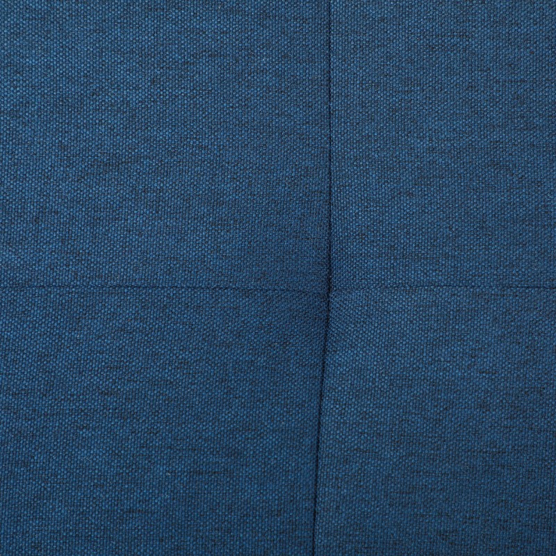 Säilytyspenkki eteiseen leinenimitaattia 125 x 49 x 41,5 cm sininen