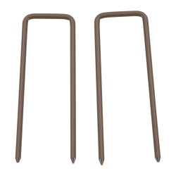 Taitettava puutarha-aita alumiinia 35–300 x 103,5 cm tummanruskea