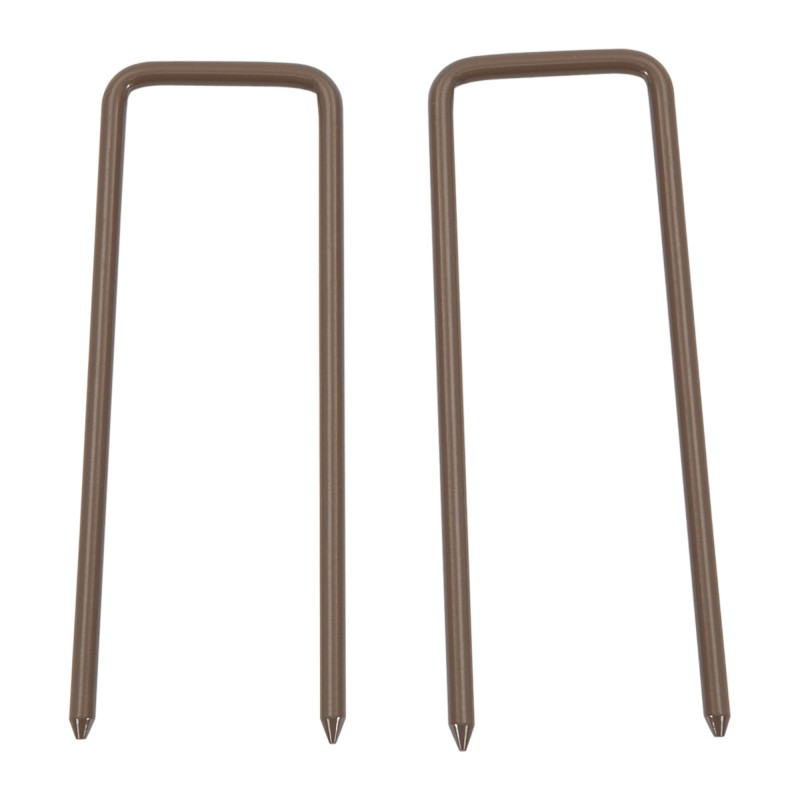 Taitettava puutarha-aita alumiinia 35–300 x 103,5 cm tummanruskea