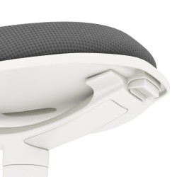 Ergonominen korkeussäädettävä työjakkara aktiiviseen istumiseen 42,5x35,5x56,5–71,5 cm harmaa