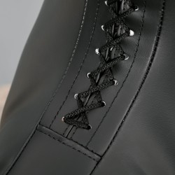 Seisova nyrkkeilypylväs aikuisille 180 cm, teräs/PU, vapaasti seisova, musta